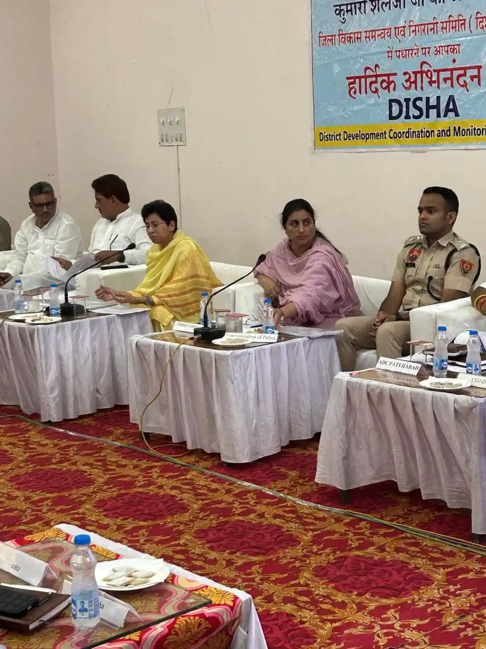 'दिशा' की बैठक में पहुंचीं सांसद सैलजा, नशे के विरुद्ध कार्रवाई और स्वास्थ्य सुविधाओं सहित कई मुद्दों पर मांगी रिपोर्ट